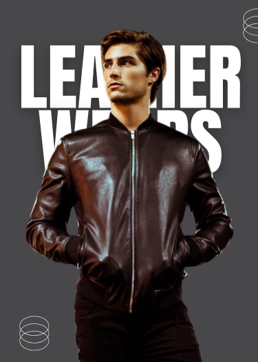 Premium quality black leather biker jacket with custom zipper and lining.